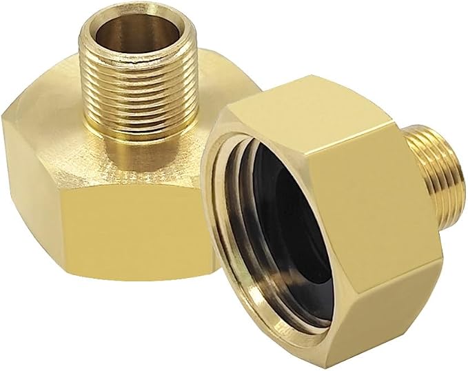 Hooshing 2PCS 3/4 GHT Female to 3/8 Compression Male Water Line Fittings | by Hooshing
