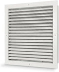 Byson Aluminum Return Air Grille Fixed Louvre White Powder Coated by Byson
