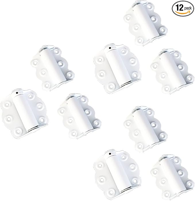 Door Spring Hinges, Each Set Including 2 PCS Self Closing and 1 PC Adjustable by QCAAHardware
