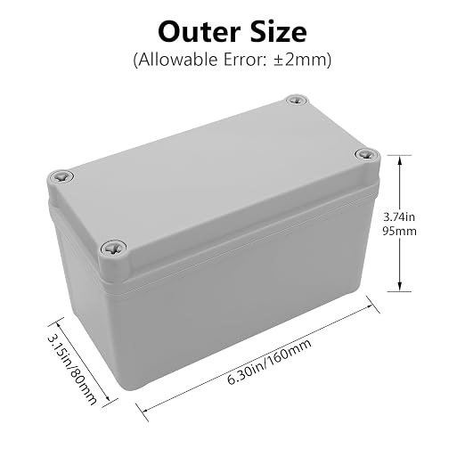 Junction Box IP67 Waterproof Dustproof ABS Plastic Project Box - Image 2