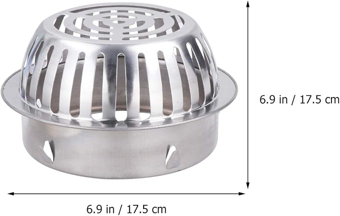 balacoo Stainless Steel Round Floor Drain -Blocking Design - Image 3