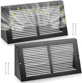 Landhoow 2 Pack Triangular Baseboard, Fits 14"w x 6"h Duct Opening by Landhoow