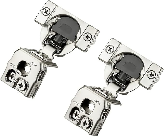 Soft Close Hinges for Kitchen Cabinet Hinges, 1-3/8 Inch Overlay, 10 Pack | 5 - Image 9