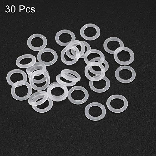 uxcell Silicone O-Rings, 8.5mm OD 5.5mm ID 1.5mm Width VMQ Seal Gasket - Image 2