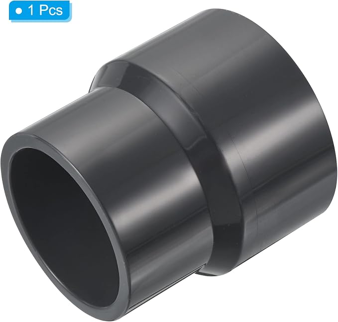 PATIKIL PVC Reducer Pipe Fitting 63mmx75mm ID Socket, Straight Coupling Adapter - Image 3