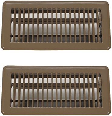 Rocky Mountain Goods 4" x 10" Floor Vents 2 Pack by Rocky+Mountain+Goods
