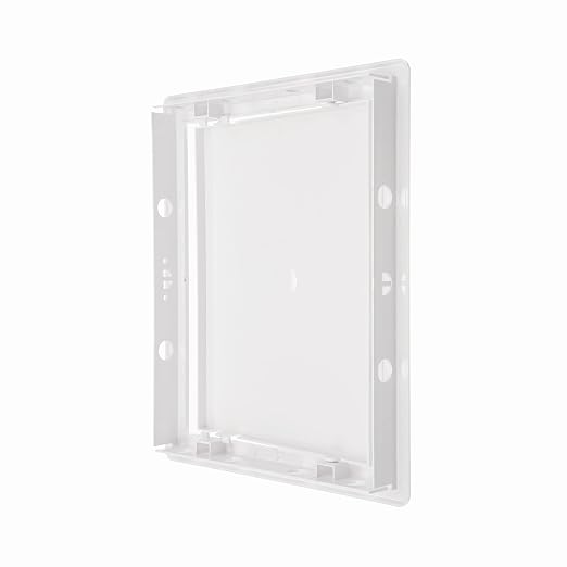 8" x 10" White ABS Plastic Plumbing Access Panel - Image 5