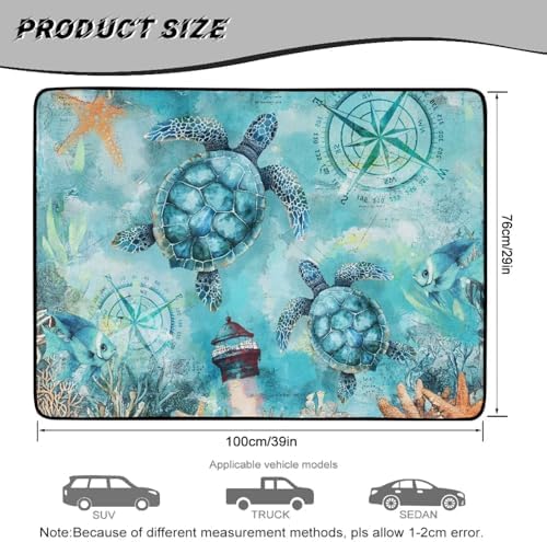ELEQIN Car Cargo Liner Non Slip Backing Cargo Mat Rear Trunk Liner All Weather - Image 7