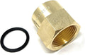Cascada 1/2" G Thread Female to 3/4" NPT Thread Female Pipe Fitting Adapter by CascadaShowers