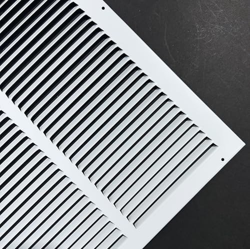 Fits 12x20 Duct Opening Stamped Steel Return Air Grille Vent Cover Grille - Image 4