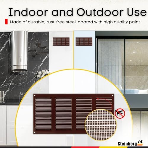 Steinberg14 Brown Vent Cover 14x6 - Image 6