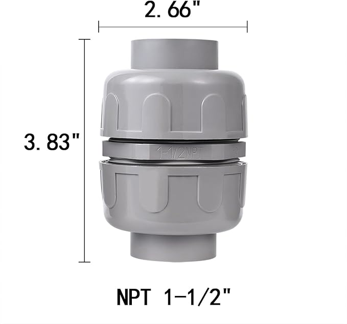 NPT 1-1/2 Double Conduit Liquid-Tight Connector Straight | Extend Repair - Image 2