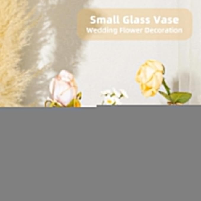 Mini Bud Vases As Wedding Centerpieces - Image 4