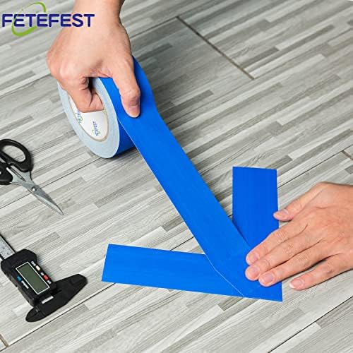 Gaffers Tape 4 Pack Blue Heavy Duty, Non-Reflective No Residue Hand Tear - Image 5