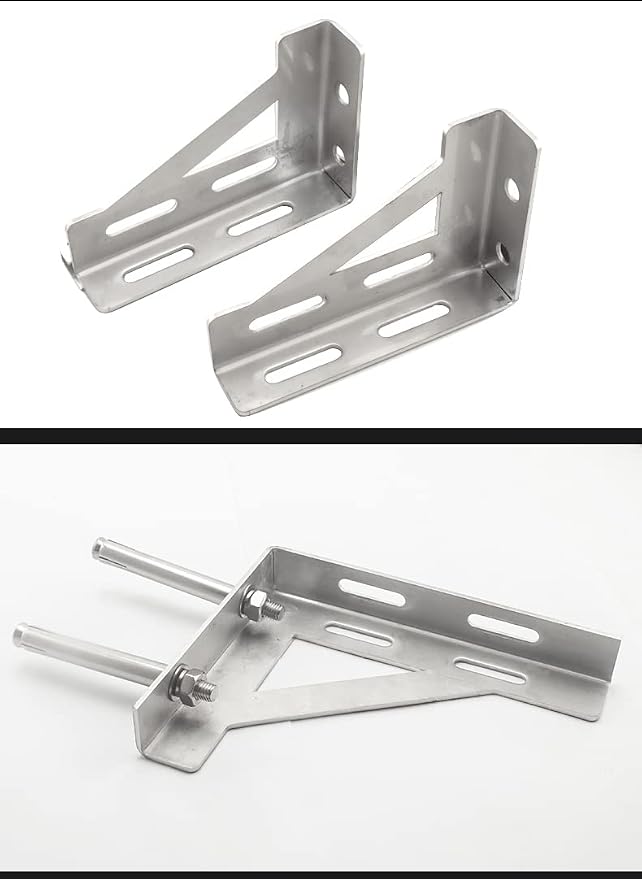 Primst Heavy Duty L Bracket, Stainless Steel Wall Mount Ceiling Mount Pipe - Image 4