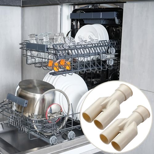 Pangda 2 Pcs Double Drain Hose Connector Rubber Dishwasher Drain Hose Adapter - Image 5