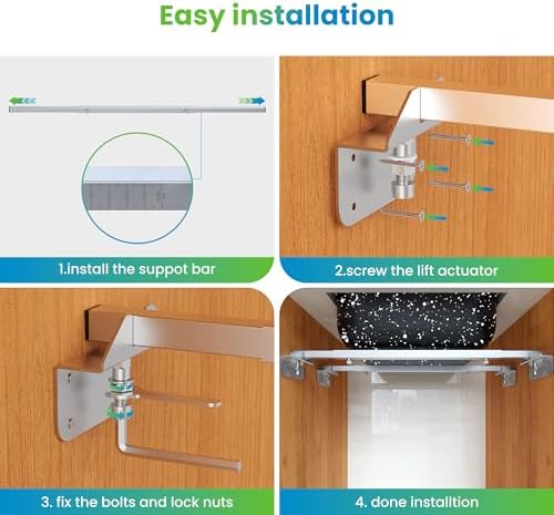 Undermount Sink Brackets, Adjustable Stainless Steel Sink Installation Kit - Image 6