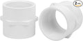 2Pack 3" Socket x Female Pipe Thread Adapter PVC Pipe Fittings Furniture Grade by Lswteiz