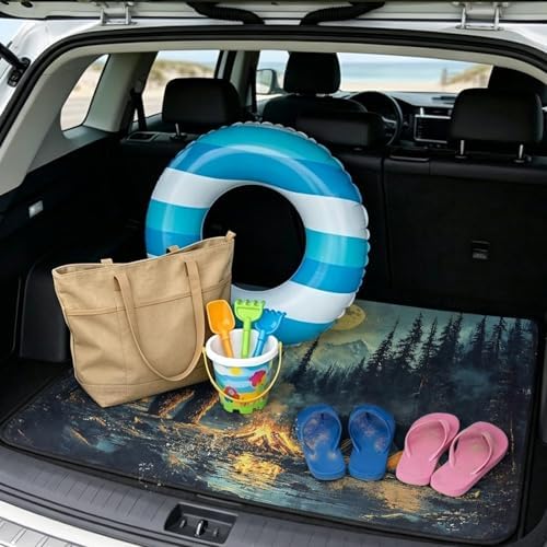 Bigfoot Campfire Trunk Mat 29"x39" - Image 2