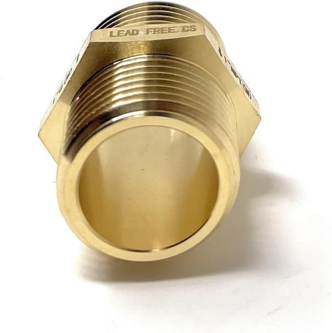Cascada 1" G Thread Male to 1" NPT Thread Male Pipe Fitting Adapter - Image 6