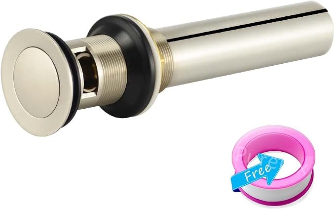 Purelux Bathroom Sink Drain Stopper Faucet Vanity Sink Pop Up Drain Assembly - Image 4