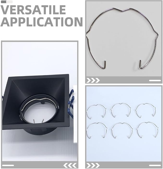 SUPVOX Downlight Accessories 10Pcs Retaining Rings Drywall Repair Clips Lamp - Image 6