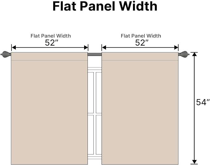 H.VERSAILTEX Blackout Curtains Thermal Insulated Window Treatment Panels Room - Image 7