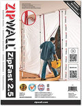 Zipwall ZF2-PK32 ZipFast Reusable Reuseable Barrier, 2.5' 32 Pack by ZIPWALL