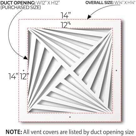 SABA Home Decor White Air Vent Cover - Image 2