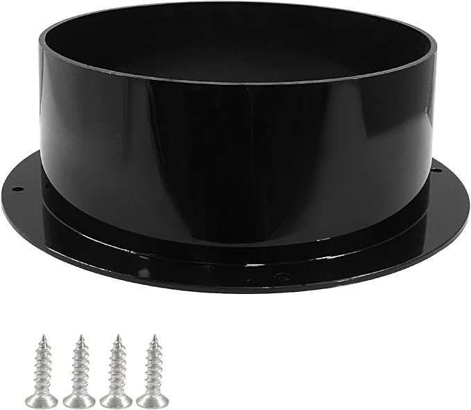 Piutouyar 150mm/6 Inch Duct Connector Flange, Straight Pipe Flanges Duct - Image 5