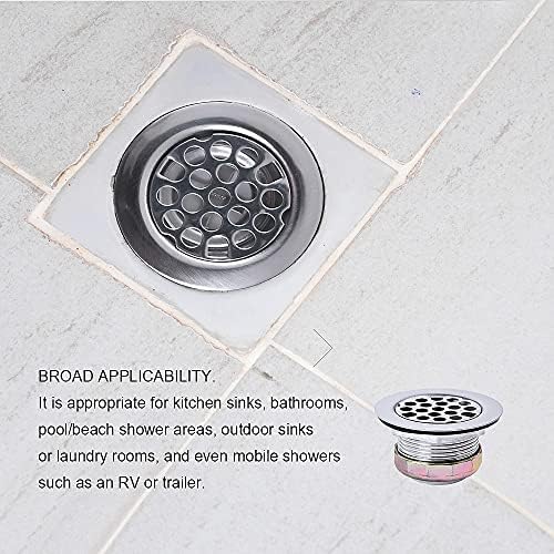 Stainless Steel Shower Strainer Assembly W/Flat Grid Strainer - Image 6