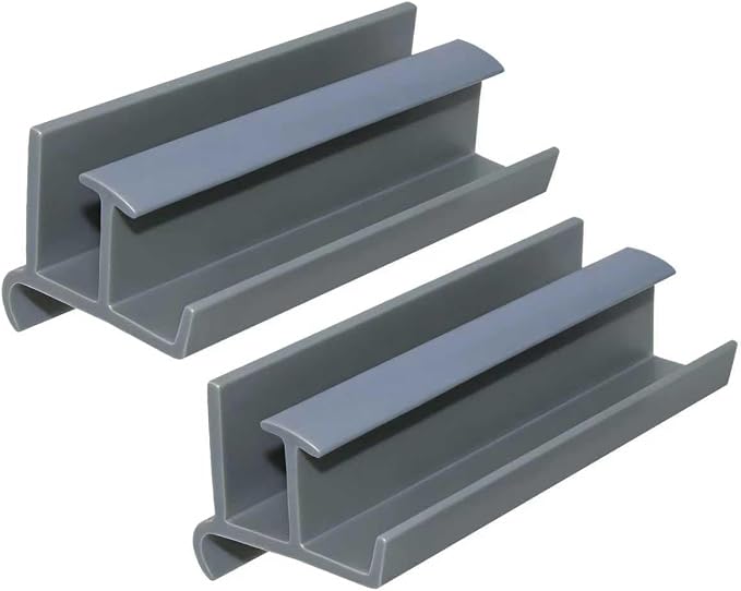 Gray Sliding Shower Door Bottom Guide by VYF