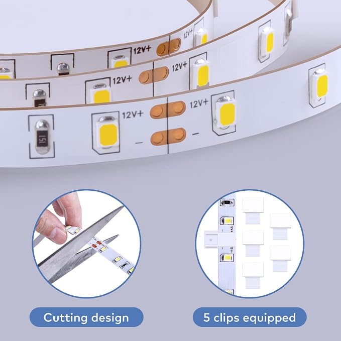 Govee Cool White LED Strip Lights 16.4ft - Image 4