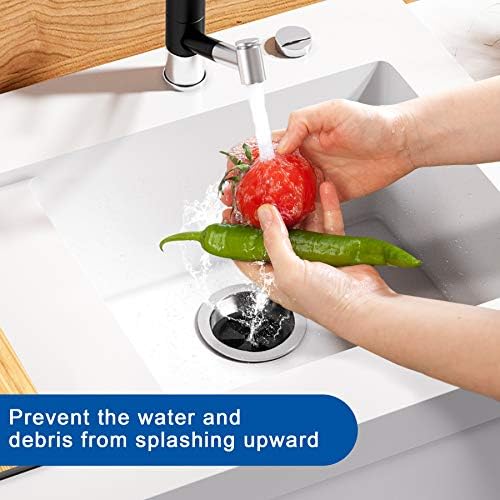 2 PCS Garbage Disposal Splash Guard Collar Sink Baffle, Food Waste Disposer - Image 5