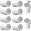 3/4’’ PVC Coupling 2 Way Pipe Fittings, Furniture Grade Schedule 40 Socket x by ANPTGHT