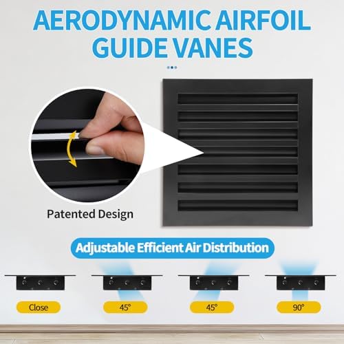 14x14 Modern AC Vent Cover, Decorative Air Vent Register Grille - Image 2