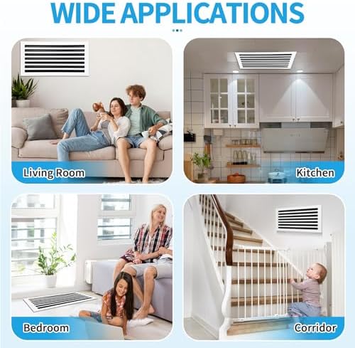30x14 Modern AC Vent Cover, Decorative Air Vent Register Grille - Image 6