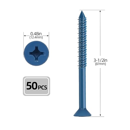 1/4" x 3-1/2" Concrete Screws, Brick or Stucco - Image 2