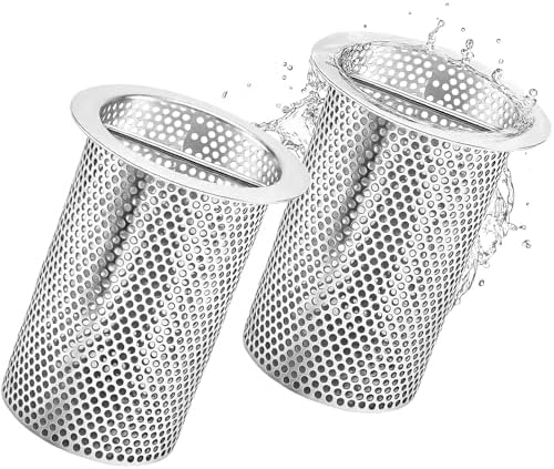 2 Pcs Commercial Floor Drain Strainer by Otoolling