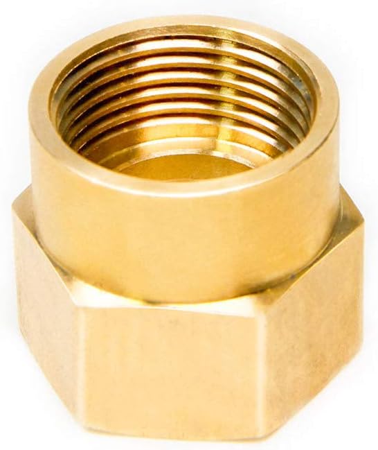Joywayus 1/2" G Thread Female × 3/4" NPT Thread Female Brass Pipe Fitting - Image 4