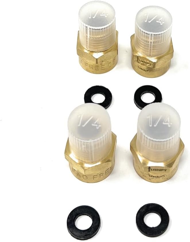 Cascada 1/4" G Thread Female to NPT Male Lead-Free Adapter | Brass Pipe Fitting - Image 6