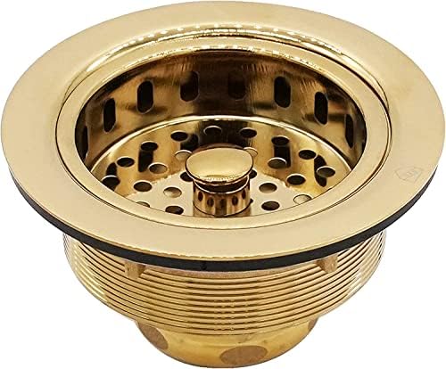 Westbrass A2165-01 4-1/4" OD Post Style Large Kitchen Basket Strainer - Image 3
