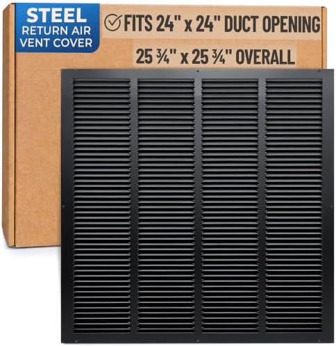 Fits 24x24 Duct Opening | Steel Return Air Grille by Handua | Vent Cover Grill by Handua