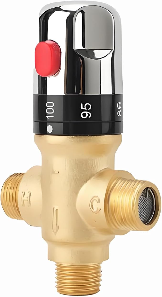 TreMax Thermostatic Mixing Valve, Shower Water Mixing Valve, - Image 4