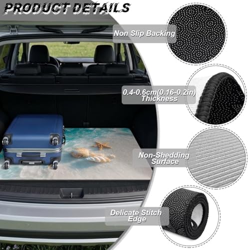 Sea Shell Starfish Universal Cargo Liner Gardening Trunk Mat Waterproof Cargo - Image 6