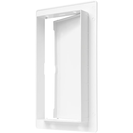 4" x 8" White Plastic Access Panel. Service Shaft Door Panel. Plumbing - Image 5