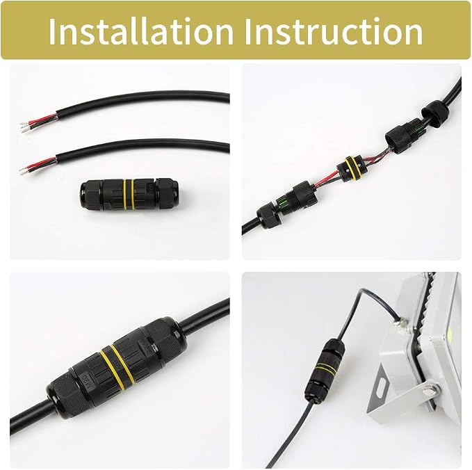 IP68 Waterproof Junction Box Outdoor External Sleeve Coupler, M20 Cable - Image 5