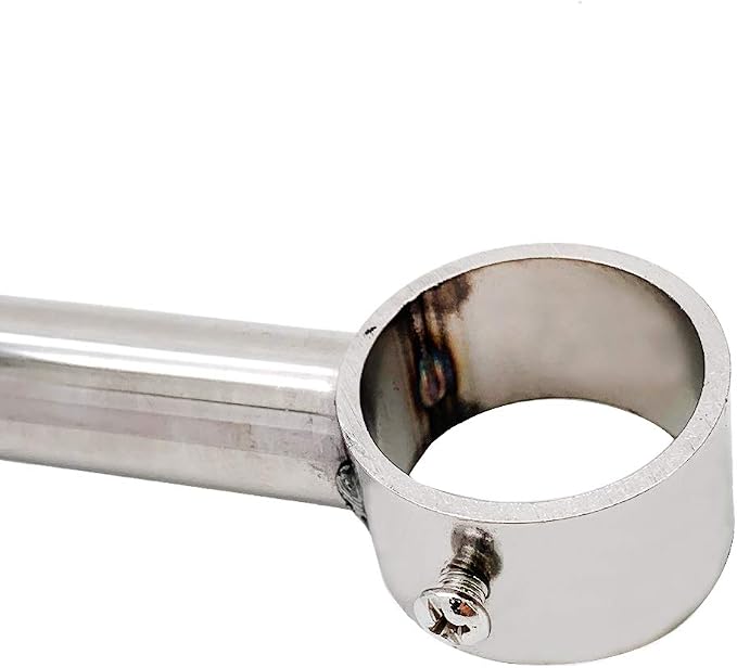 Ceiling-Mount Bracket Wardrobe Pipe Bracket Rod Lever Support Holder Fit 32 to - Image 4