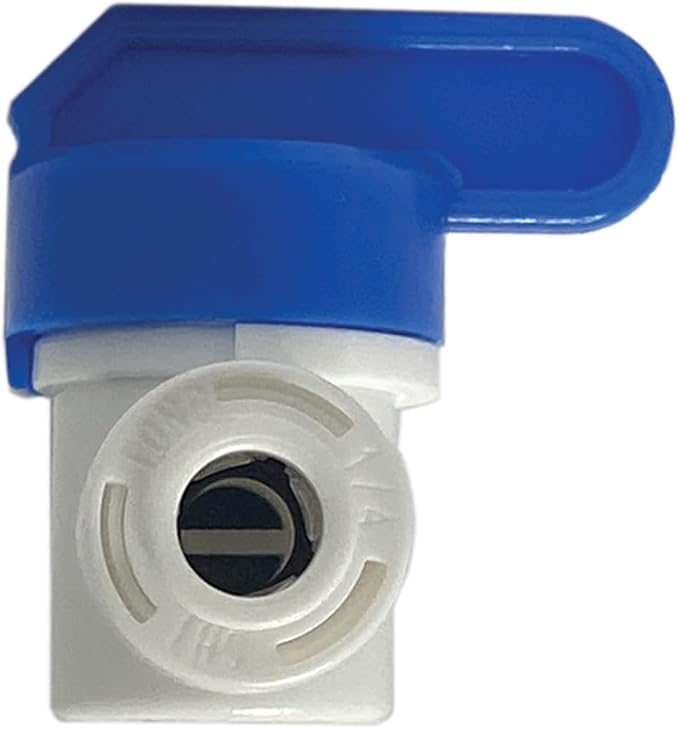 Speed Fit 1/4 or 3/8 Inch Shut Off Valve, Push to Connect Plastic Plumbing - Image 7