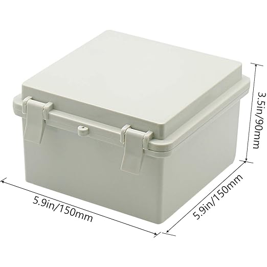 Zulkit 2pcs Junction Box ABS Plastic Dustproof Waterproof IP65 Electrical Boxes - Image 2